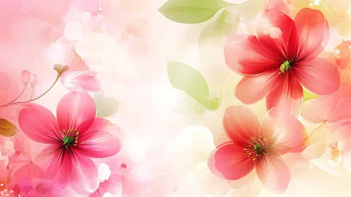 Radiant Garden Blooms with Soft Floral Dreams.