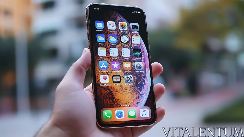 iPhone in Hand: Your Digital World at a Glance.