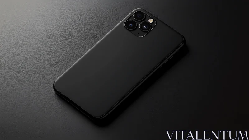 Black iPhone Pro Max with Triple Camera System