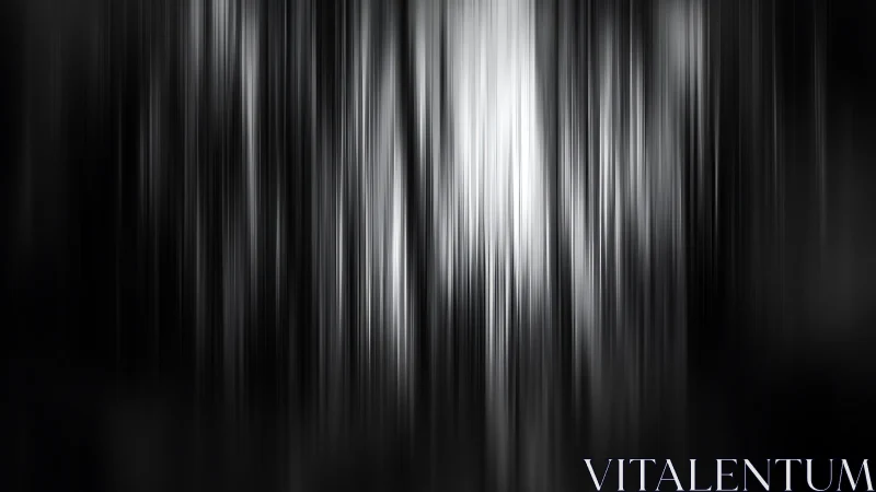 Soft light falling through a dreamy monochrome curtain.