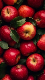 Glossy Orchard Chorus of Ruby Apples and Whispering Leaves.