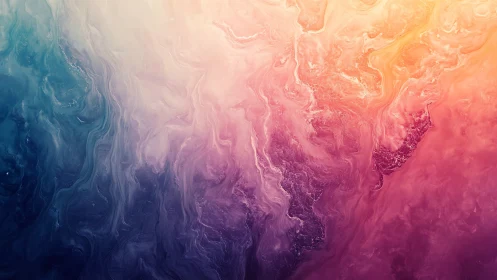 Swirling nebula gradient in fluid abstract color field.