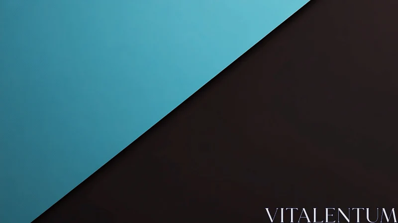 Diagonal teal horizon slicing through midnight minimalism.