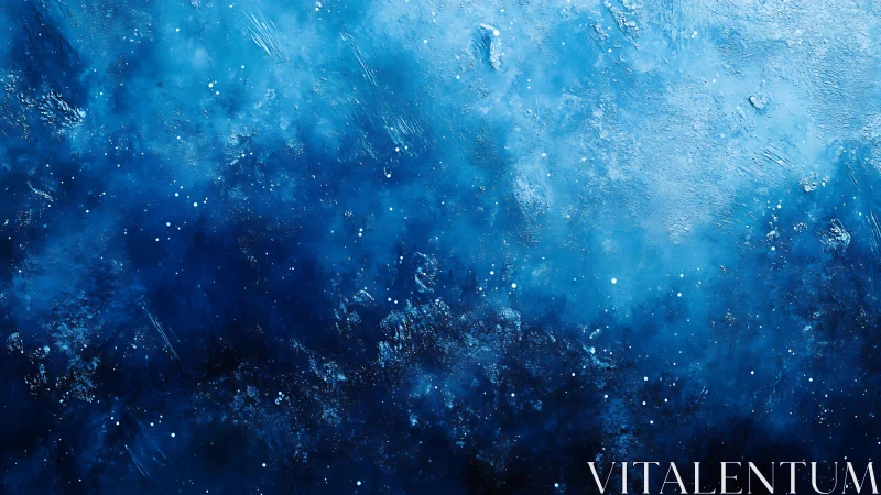 Midnight nebula swirls in cobalt storms of stardust blue.