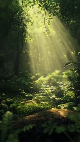 Luminous Canopy: Enchanted Forest Cathedral.
