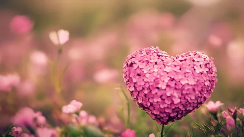 Pink Phlox Blooms Transform Into Whimsical Heart Clusters