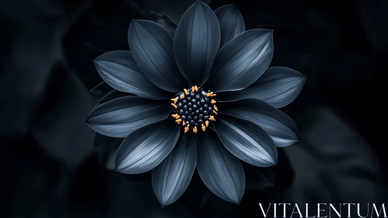 Dark Bloom Radiates Contrast Against Shadows