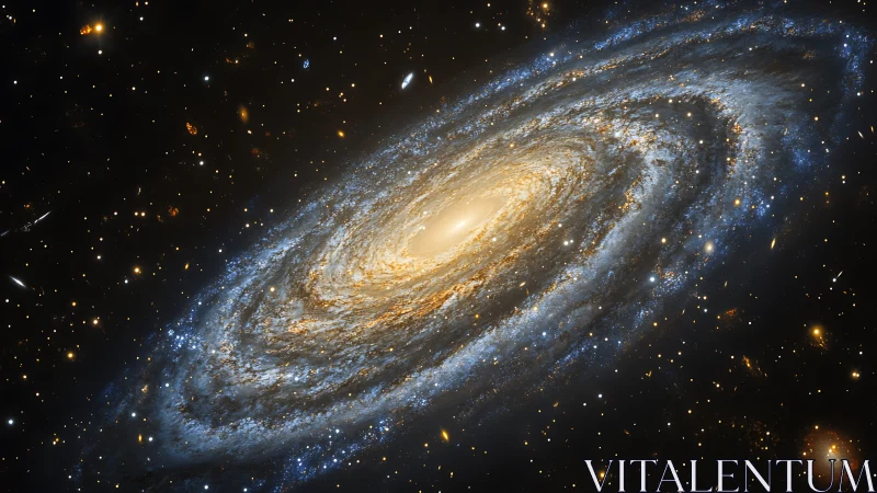 Edge-on spiral galaxy shows dense stellar bulge and flared dust disk