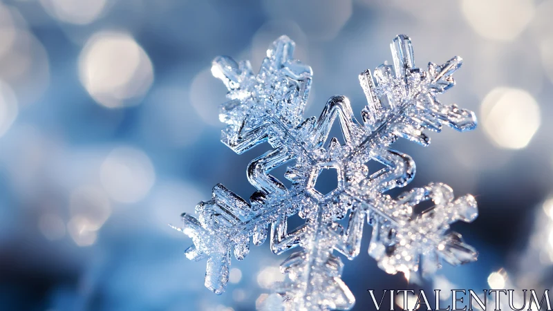 Macro optical study of hexagonal snow crystal morphology.