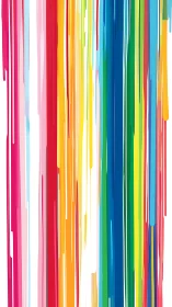 Vertical multicolor vector drips form layered chromatic bands