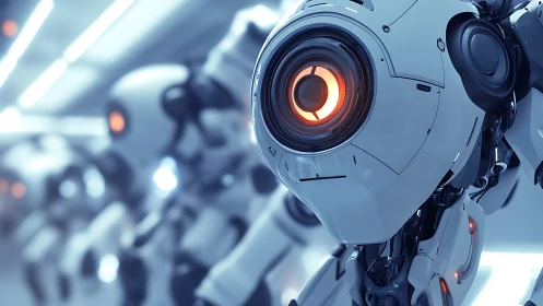 Autonomous robotic sentry with monocular optic in sterile corridor