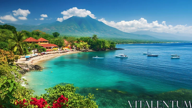 Emerald Cove Sanctuary: Where Volcano Whispers Meet Turquoise Dreams.