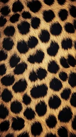 Spotted feline fur pattern demonstrating dark markings on tan background