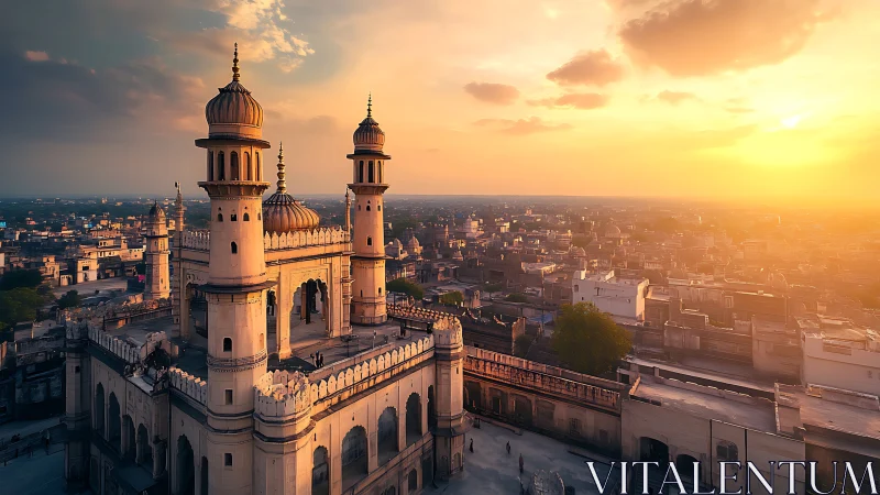 Sunlit domes watching a timeless city exhale at dusk.
