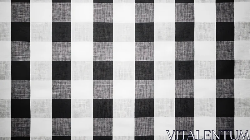 Monochrome buffalo check textile grid pattern background.