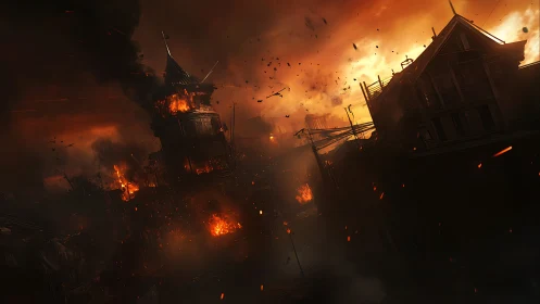 Inferno Swallows Forgotten Architecture in Chaos.