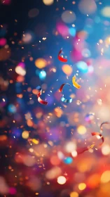 Confetti galaxies drift through a neon-soaked celebration sky.