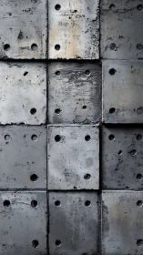 Weathered concrete tiles with calm industrial character.
