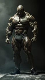 Titan of tendon and shadow studies his own power