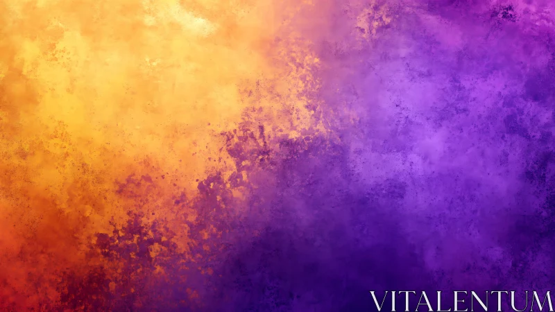 Orange and purple textured gradient abstract digital background.