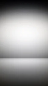 Minimalist gray gradient backdrop suggests endless horizon.