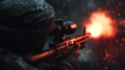 Inferno's Crosshair: Where Precision Meets Pyrotechnics.