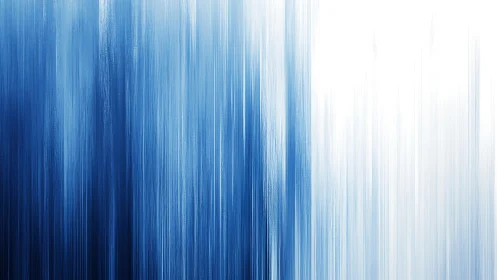 Vertical Blue Gradient Abstract Art with Light Brush Strokes.