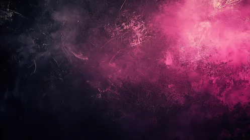Moody Abstract Pink and Black Grunge Texture Background.