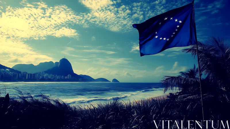 Azure Dreams Meet Coastal Sentinel Shores.