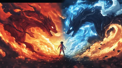 Fire and frostwolves collide as a lone warrior claims balance