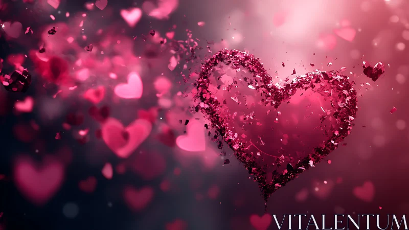 Shimmering Heart Dissolving Into Love.
