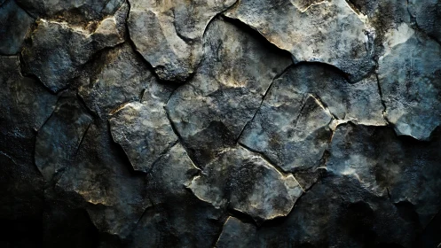 Textured dark stone wall background with rough natural surface.