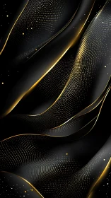 Parametric black waves integrated with gold particle gradient flows