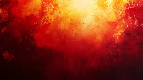 Abstract Fire Gradient with Warm Tones and Dynamic Light.