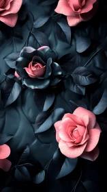 Obsidian & Rose: Botanical Noir Dance.