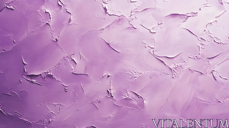 Lavender impasto texture spreads in soft sculpted waves.