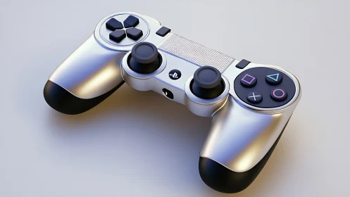 PlayStation DualSense Controller with Iridescent Pearl White Finish
