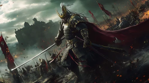 Stormlit warlord carves a burning path through the siege