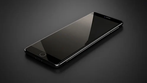 Premium Smartphone Product Visualization with Metallic Finish.