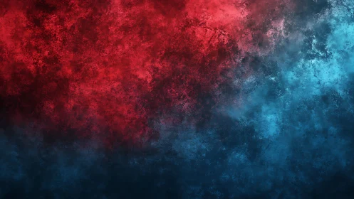 Red and blue textured gradient abstract digital background.