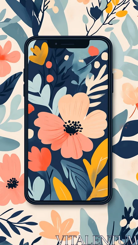 Blooming Garden Wallpaper on Your Phone.