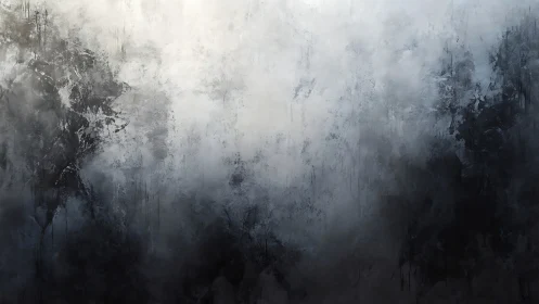 Monochrome abstract textured surface with diffuse gradients.