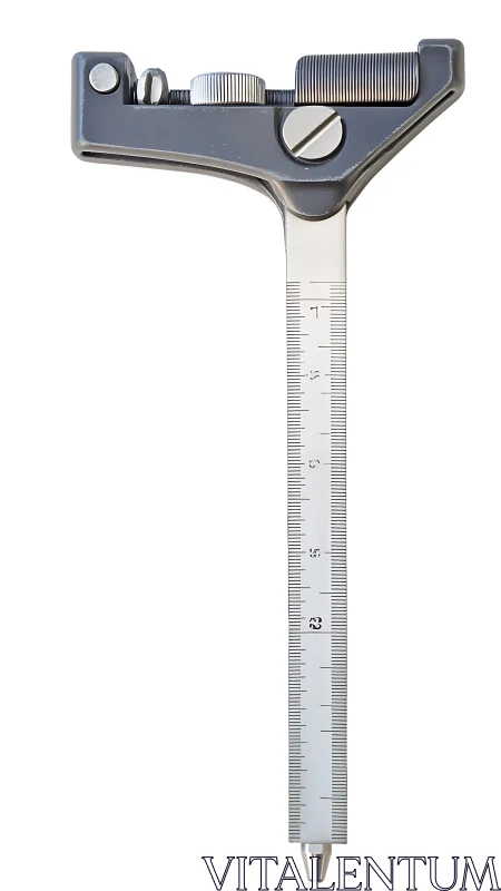 Precision Cutting Tool with Measurement Scale.
