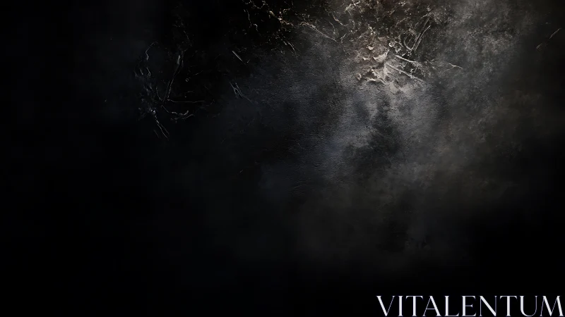 Dark textured surface with faint light and smoky shading.