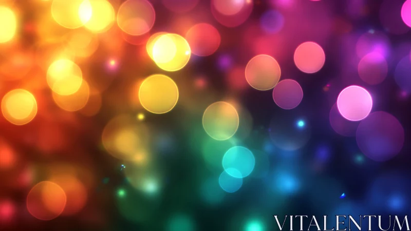 Radiant multicolor bokeh lights form a dreamy abstract field.