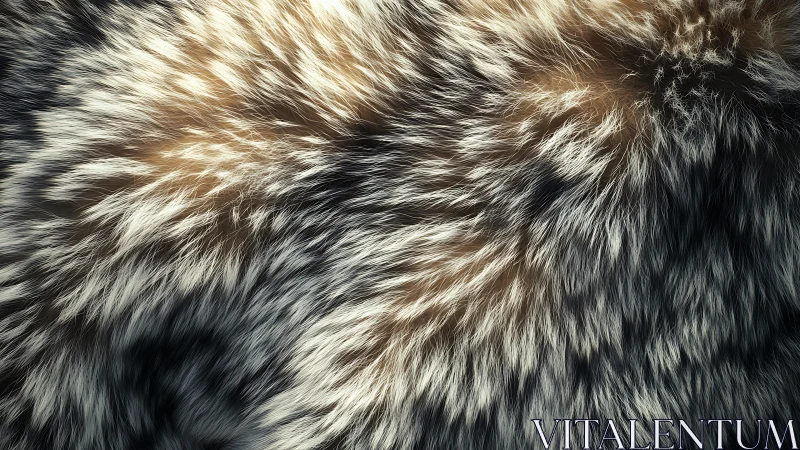 Close-up of Soft Animal Fur Texture in Natural Lighting.