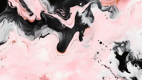 Cotton-candy nebula swirls where ink-black comets drift slow