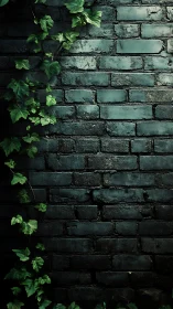Ivy whispers over midnight bricks in quiet rebellion.