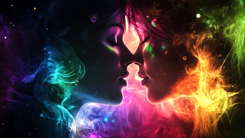 Neon Souls Collision: Digital Chemistry.