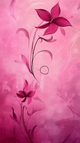 Pink Dreams in Bloom: A Flourishing Garden Symphony.